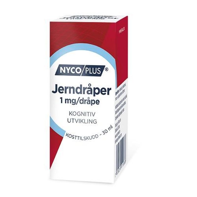 Nycoplus jerndråper 1 mg/dråpe 30 ml 