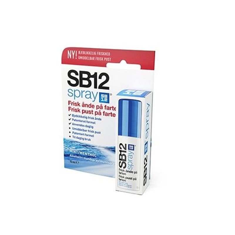 Sb12 munnspray mint/mentol 15 ml