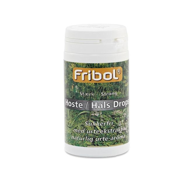 Hovedbilde Fribol sukkerfri host/hals sterk 60 gram
