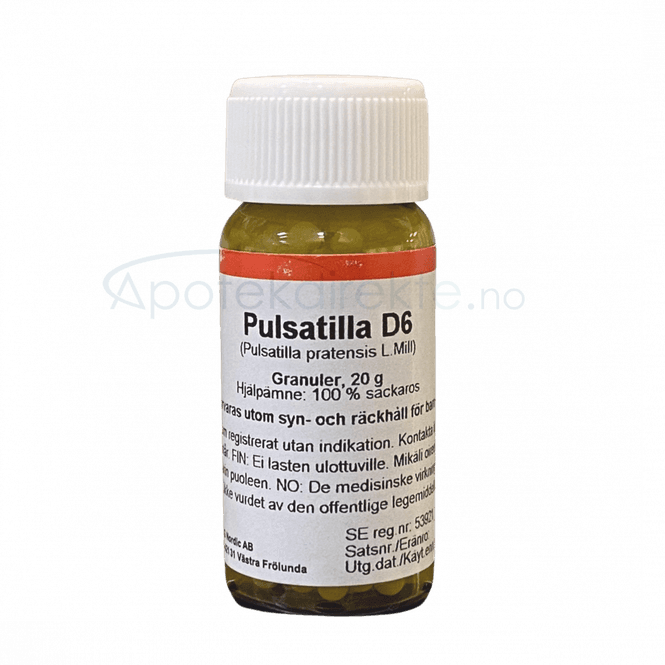Hovedbilde Pulsatilla pratensis D6 20 gram piller