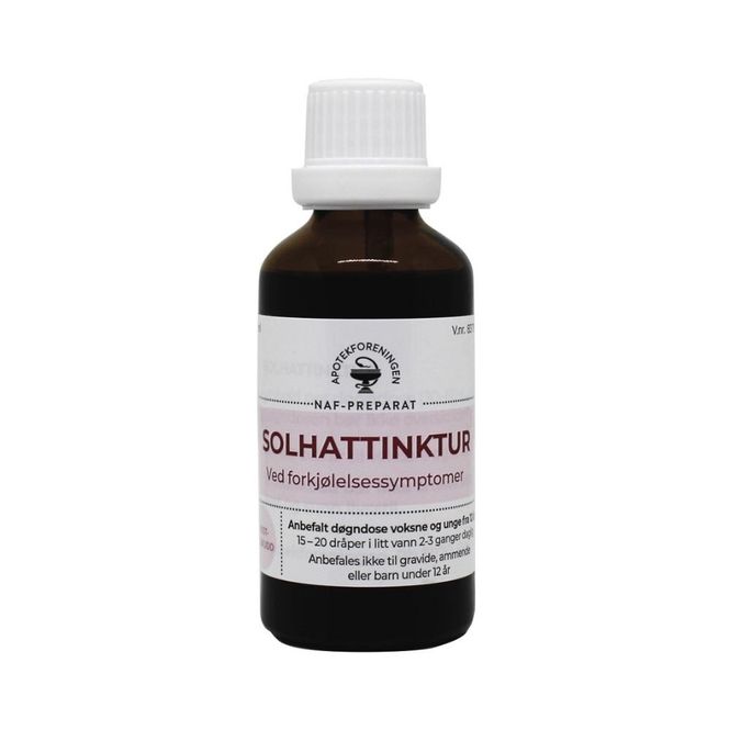 Hovedbilde Solhattinktur naf dråper 50 ml