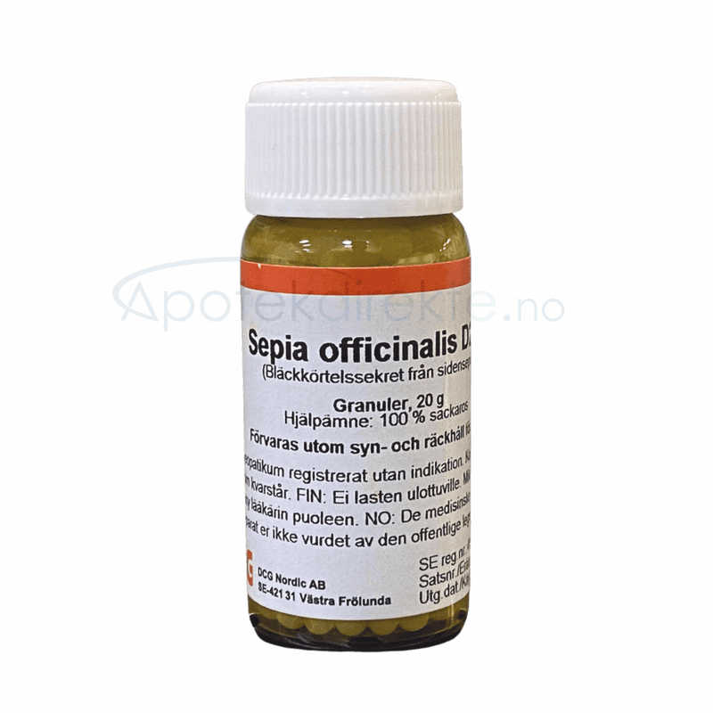 Sepia officinalis D30 20 gram piller