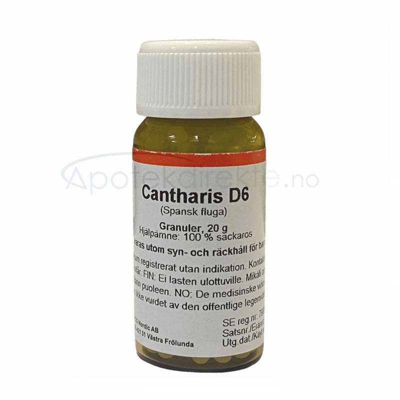 Cantharis D6 20 gram piller