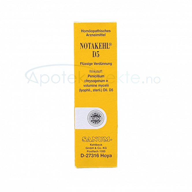 Hovedbilde Notakehl D5 10ml dil
