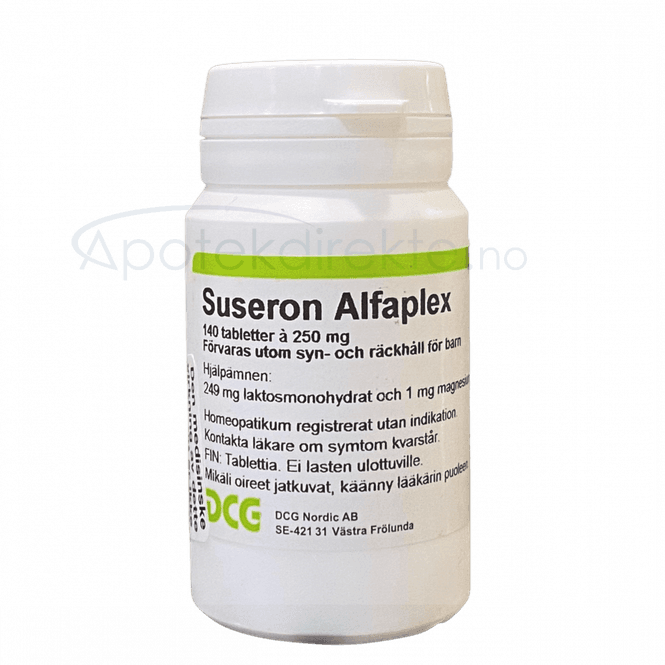 Hovedbilde Suseron alfaplex (alloplex 40) 140 tabletter