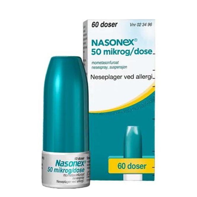 Hovedbilde Nasonex nesespray 50 mcg/dose 60 doser
