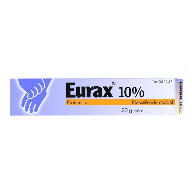 Hovedbilde Eurax krem 10 % 20 gram