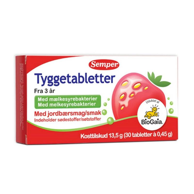 Semper tyggetablett 3 år+ 30 stk