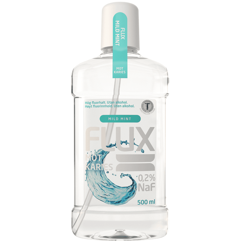 Flux fluorskyll 0,2 % mild mint 500 ml