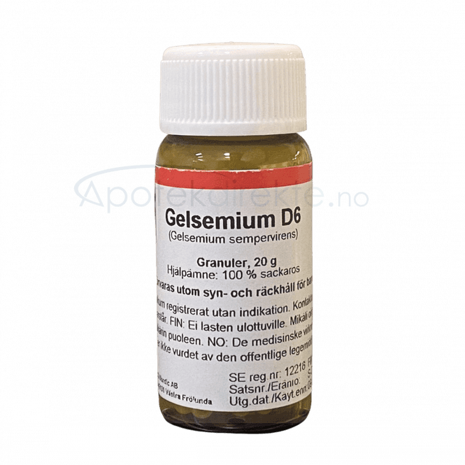 Hovedbilde Gelsemium sempervirens D6 20 gram piller