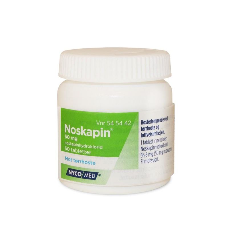 Noskapin tablett 50mg 50 stk