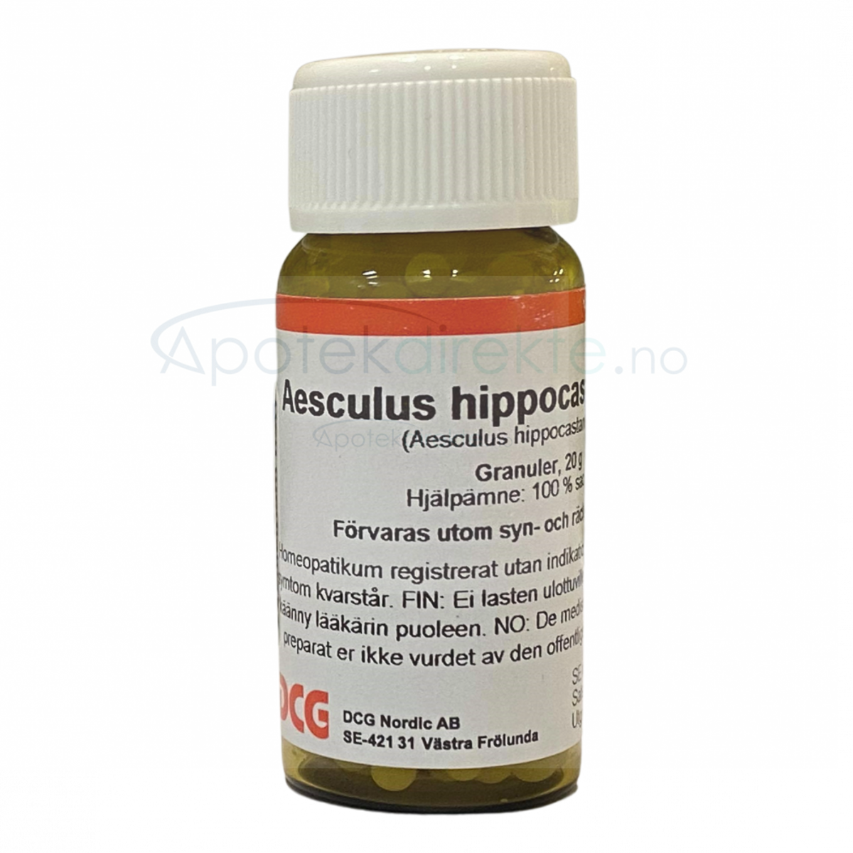 Aesculus hippocastanum D30 20 gram piller