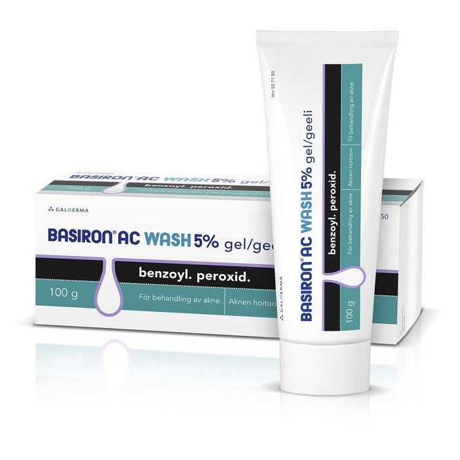 Hovedbilde Basiron ac wash gel 5 % 100 gram