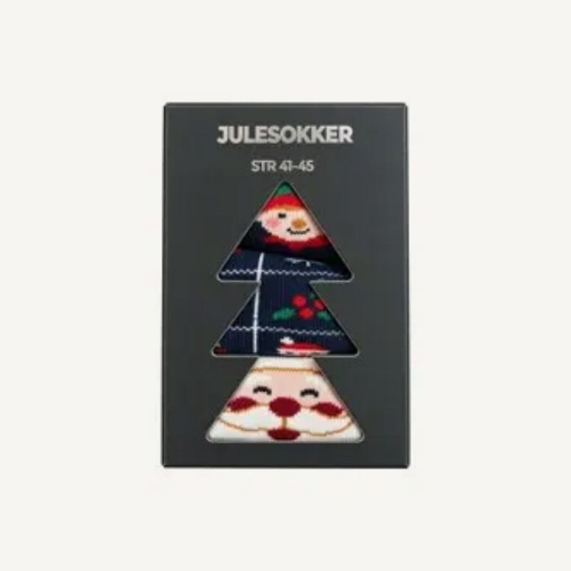 NCBF julesokker str 41-45 3 par