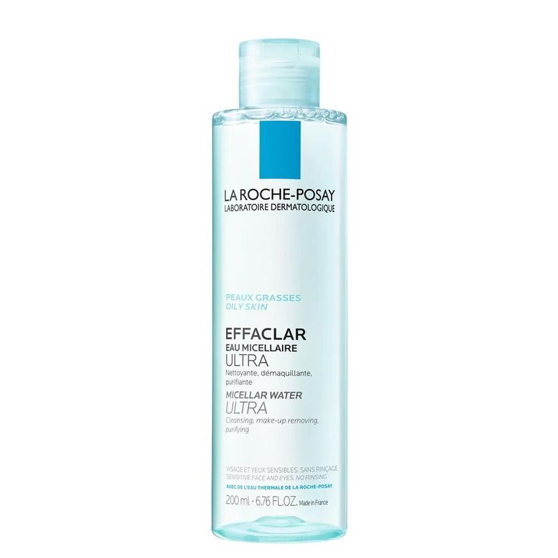 LRP effaclar 3-i-1 rensevann fet/uren hud 200 ml