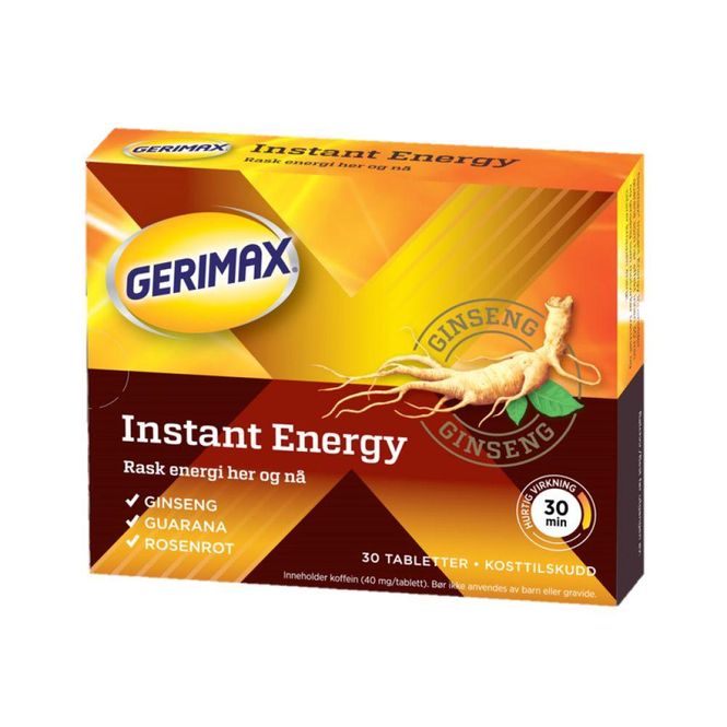 Hovedbilde Gerimax instant energi tablett 30 stk