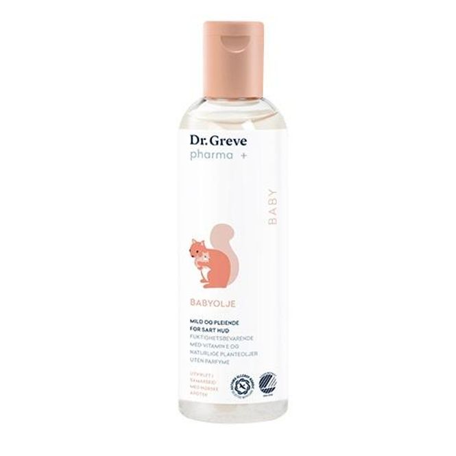 Hovedbilde Dr Greve pha barn babyolje 200 ml