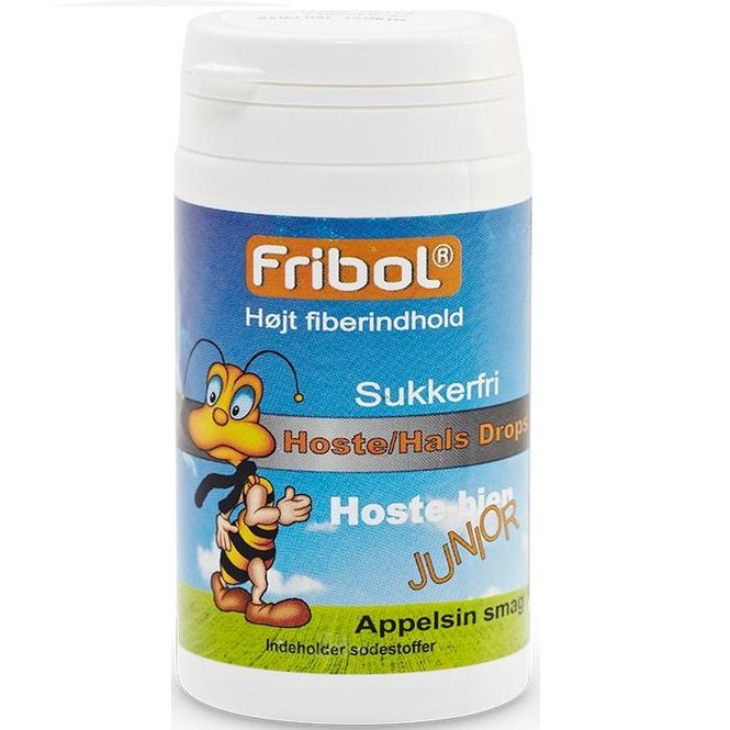 Hovedbilde Fribol sukkerfri host/hals jr 60 gram