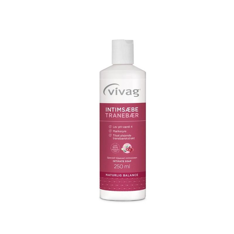Vivag intimsåpe tranebær 250 ml