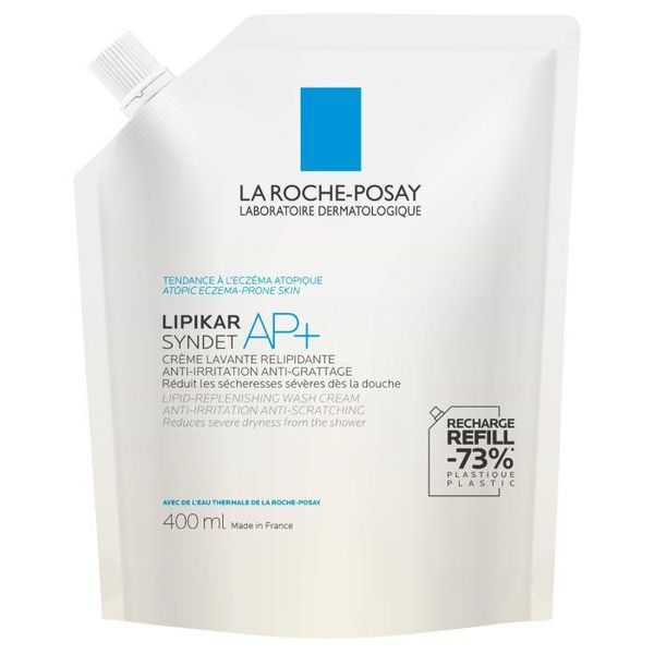 Hovedbilde LRP lipikar syndet ap+ dusjgelekrem refill 400 ml