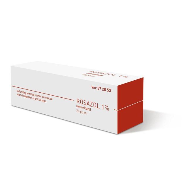 Hovedbilde Rosazol krem 1% 25 gram