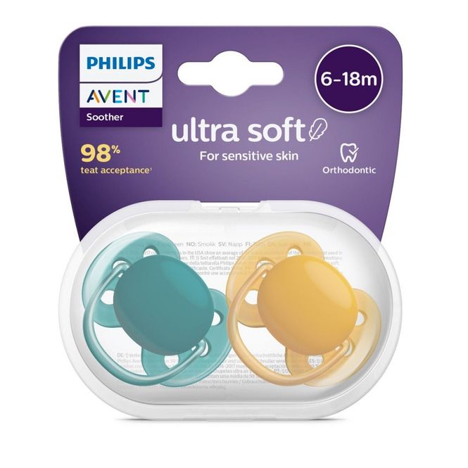 Hovedbilde Avent ultra soft narresmokk 6-18 mnd neutral 2 stk