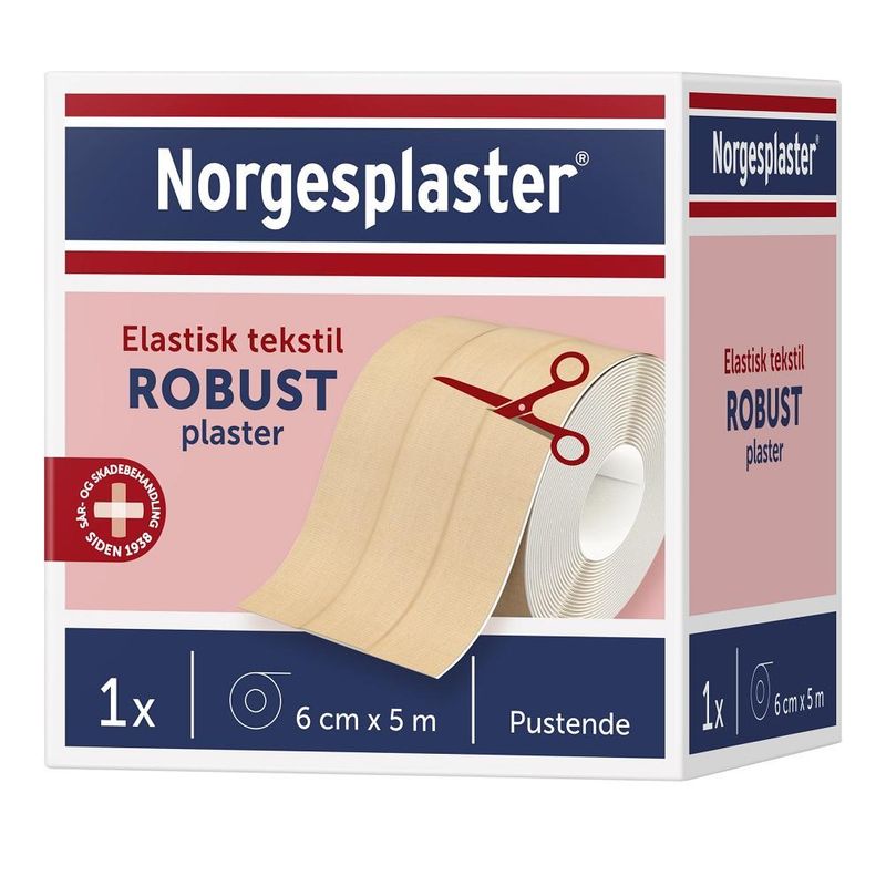 Norgesplaster robust 6 cm x 5 m