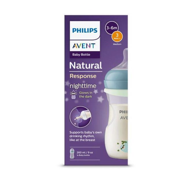 Hovedbilde Philips avent flaske natural response nighttime 260ml