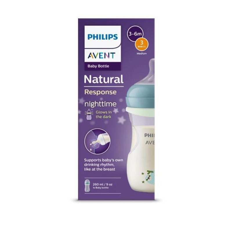 Philips avent flaske natural response nighttime 260ml