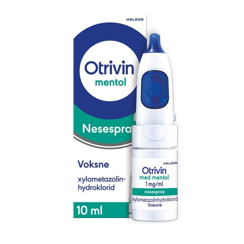 Otrivin nesespray 1mg/ml mentol 10 ml