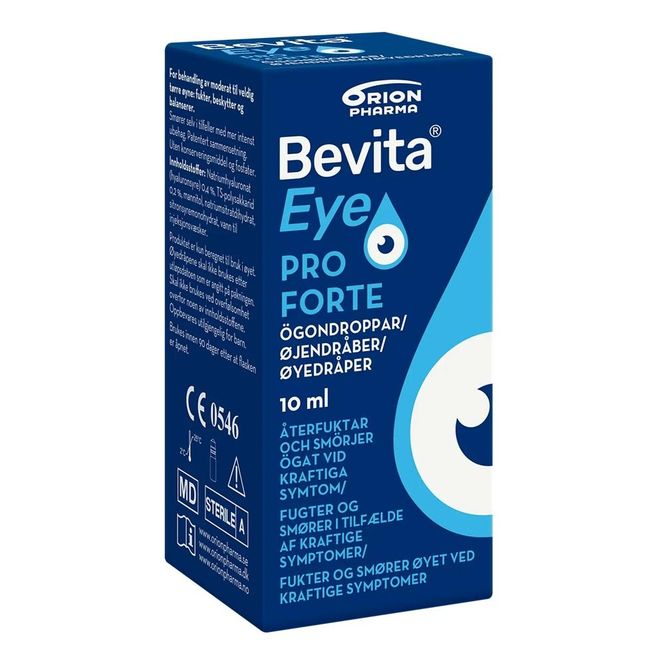Hovedbilde Bevita eye pro forte øyedråper 10 ml